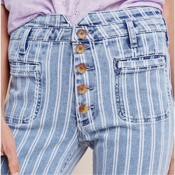 Pilcro highrise striped jeans - Picture 4 of 11